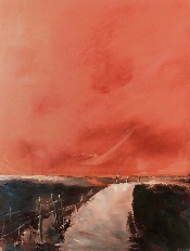 Le Grand chemin - 2009 - huile sur toile - 116 x 89